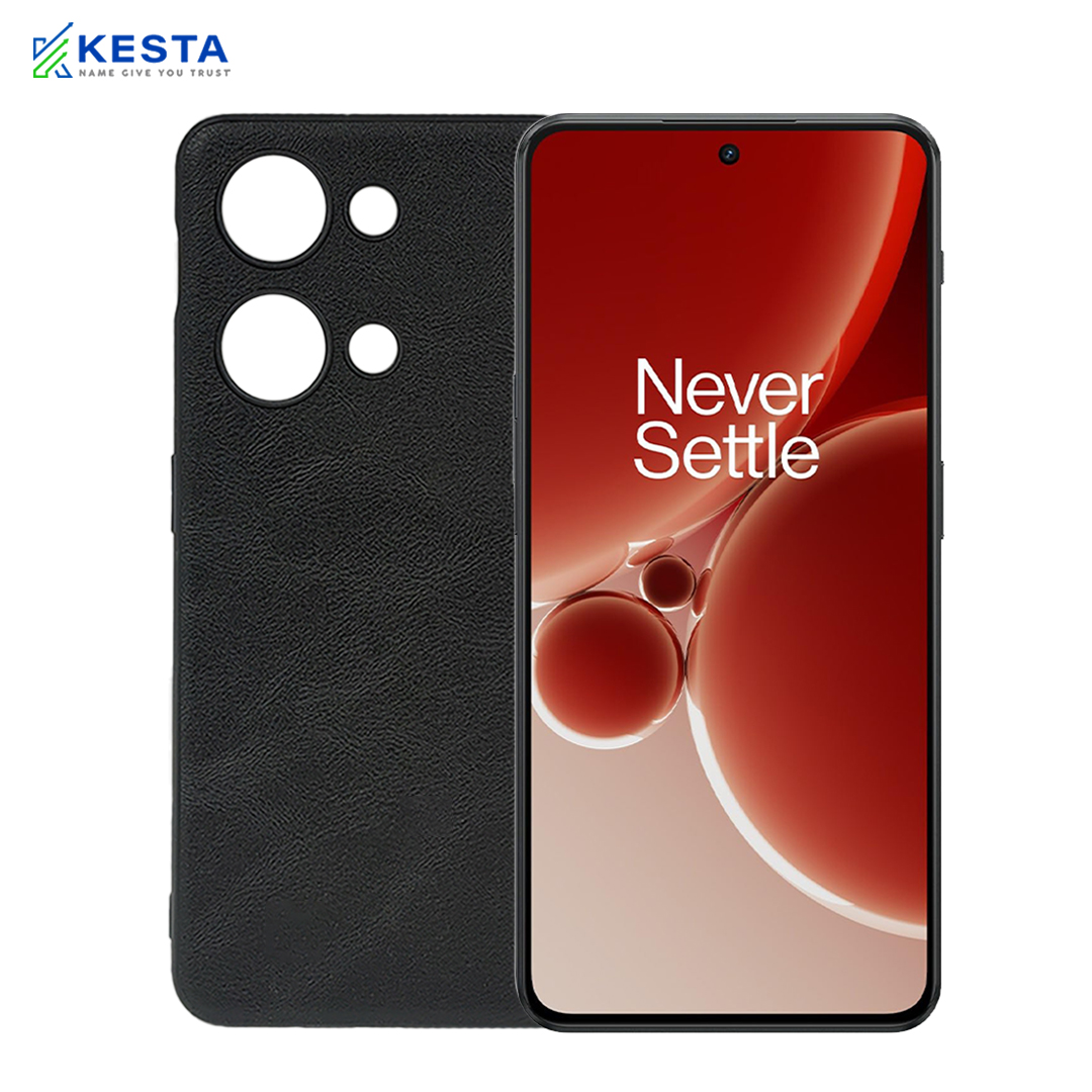 Oneplus Nord 3 Cover - Brave Black Leather Case (Waterproof & Dustproof)